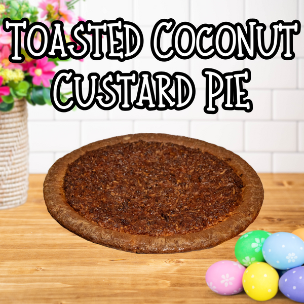 Toasted Coconut Custard Pie