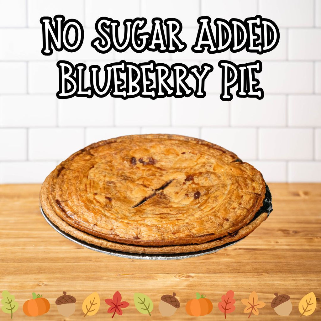 No Sugar Added Blueberry Pie