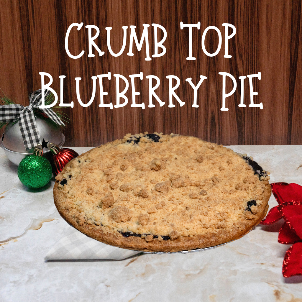 Crumb Top Blueberry Pie