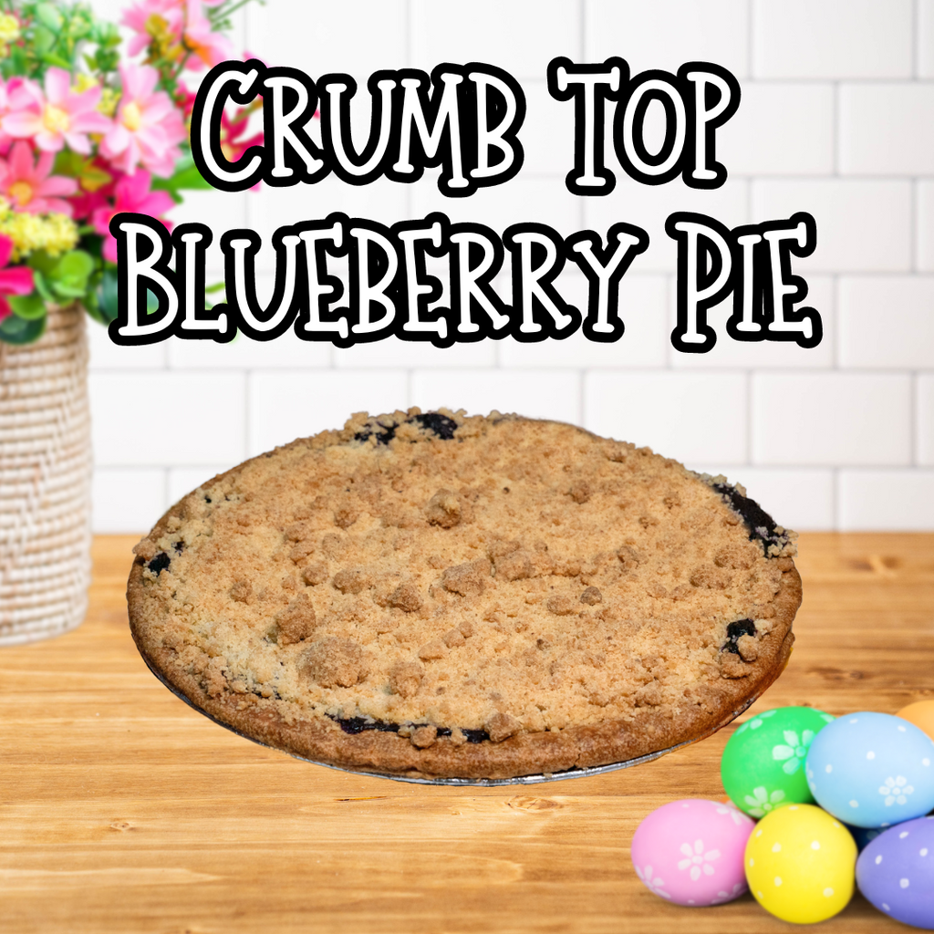 Crumb Top Blueberry Pie