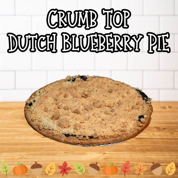 Crumb Top Blueberry Pie