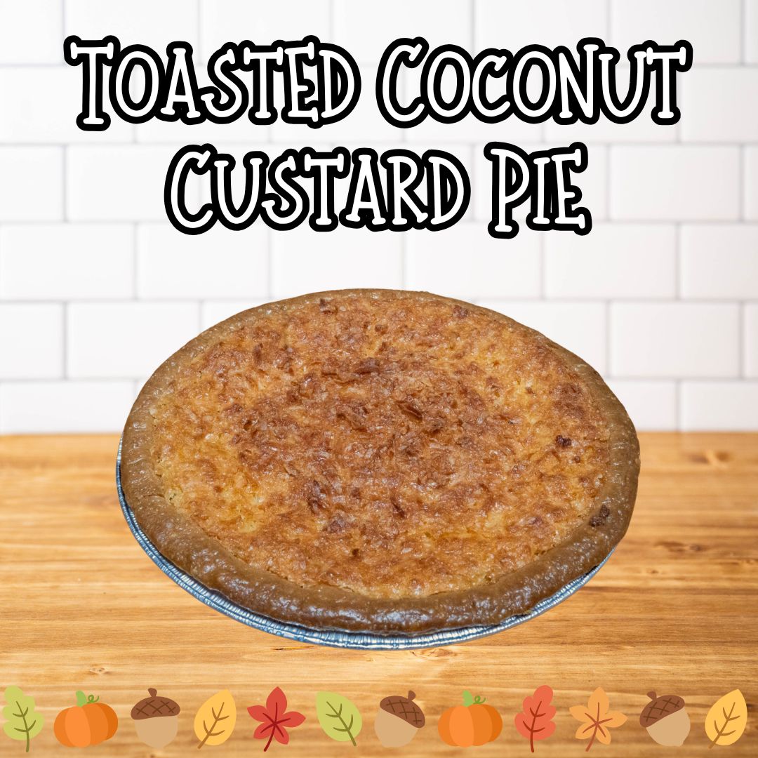 Toasted Coconut Custard Pie