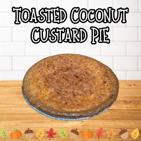 Toasted Coconut Custard Pie