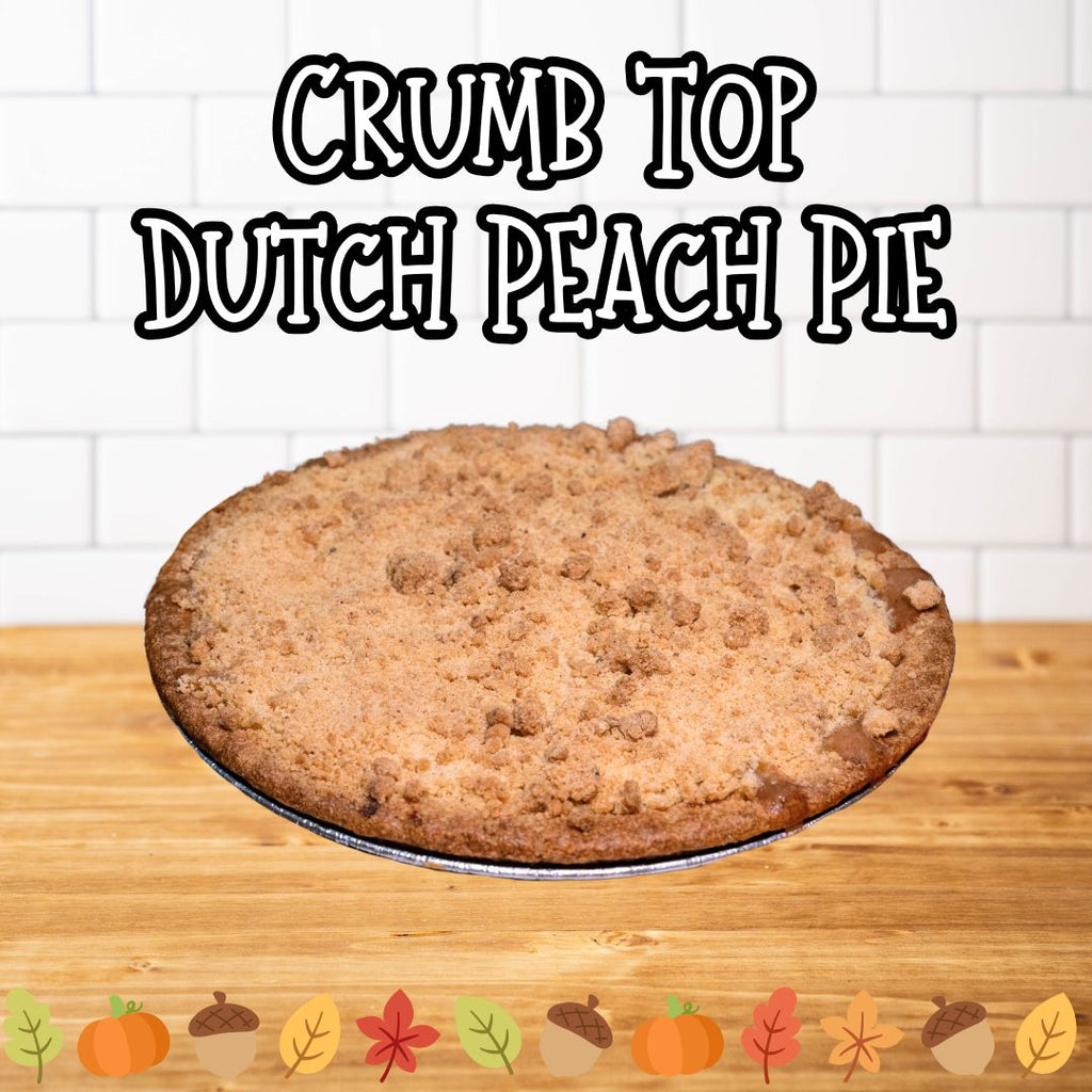 Crumb Top Peach Pie