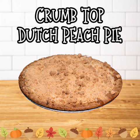 Crumb Top Peach Pie