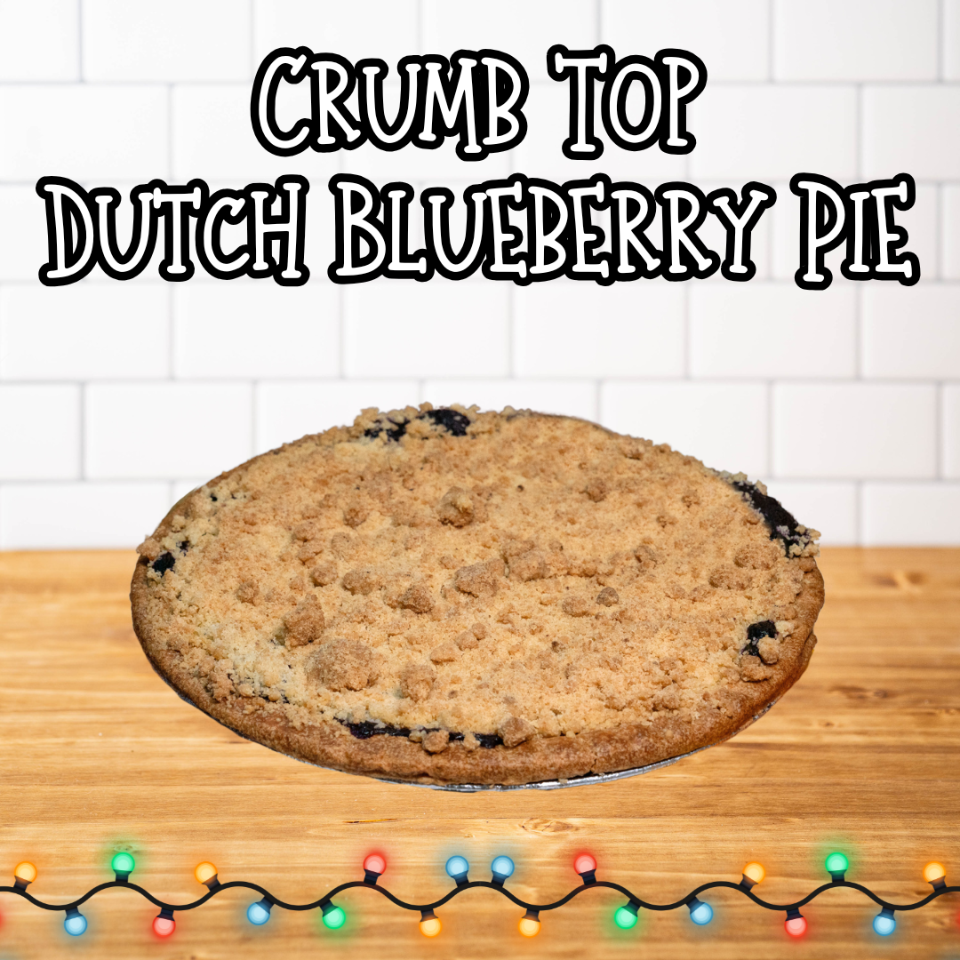 Crumb Top Blueberry Pie