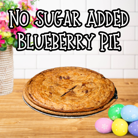 No Sugar Added Blueberry Pie