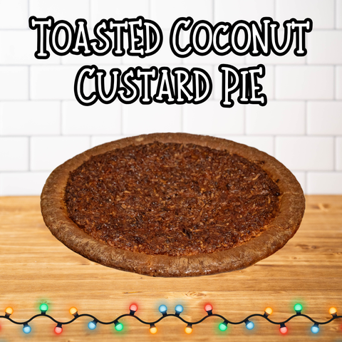 Toasted Coconut Custard Pie
