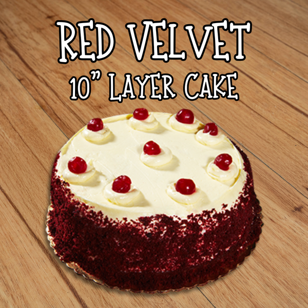 10" Red Velvet Layer Cake