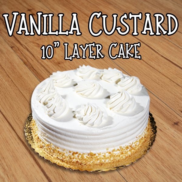 10" Vanilla Custard Layer Cake