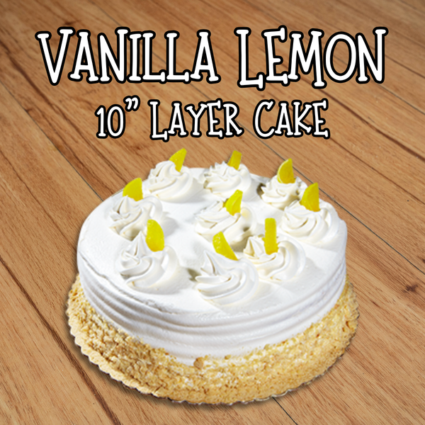 10" Vanilla Lemon Layer Cake