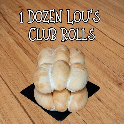 1 Dozen Lou's Club Rolls