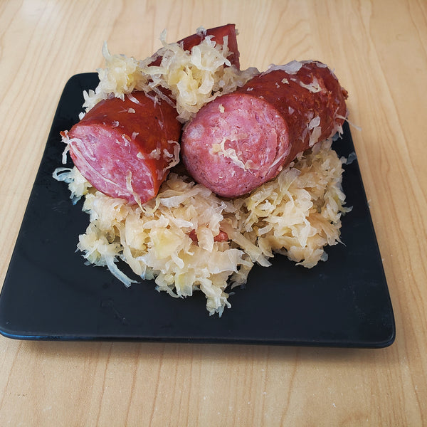 Keilbasa in Saurkraut