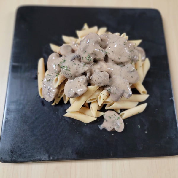 Mushroom Pasta in a Marsala or Brown Sauce